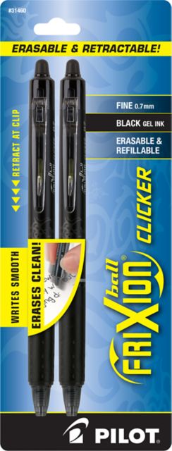 PEN FRIXON 2PK .7M BLACK CLIC