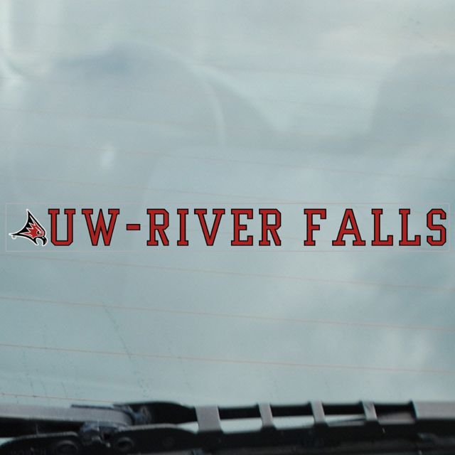 University of Wisconsin - River Falls Falcons Strip Decal